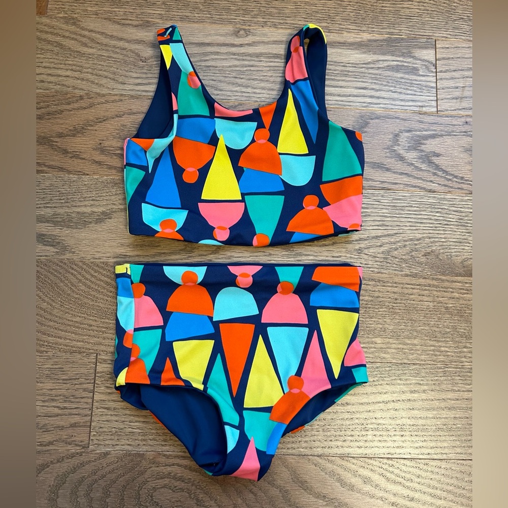 Hanna Andersson size 2T reversibile bikini